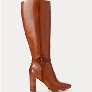 NWT Ralph Lauren Marion Tall Boot in Whiskey - Size 7